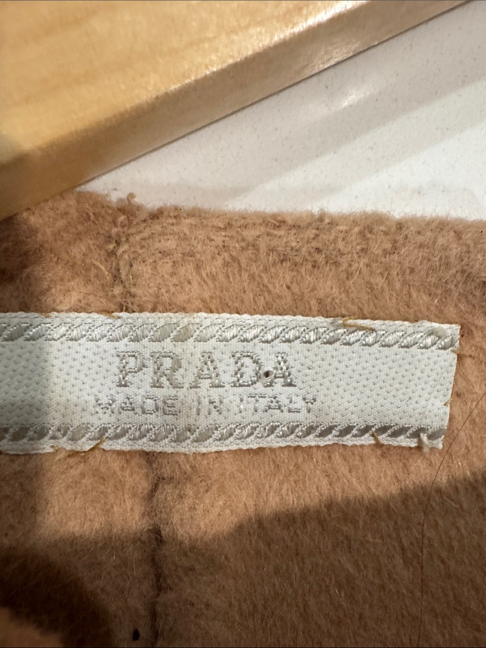 Prada Sleeveless Midi Dress in Camel - Picture 2 of 6